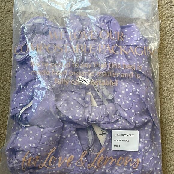 For Love And Lemons Chelsie Mini Dress Size S - Picture 13 of 13